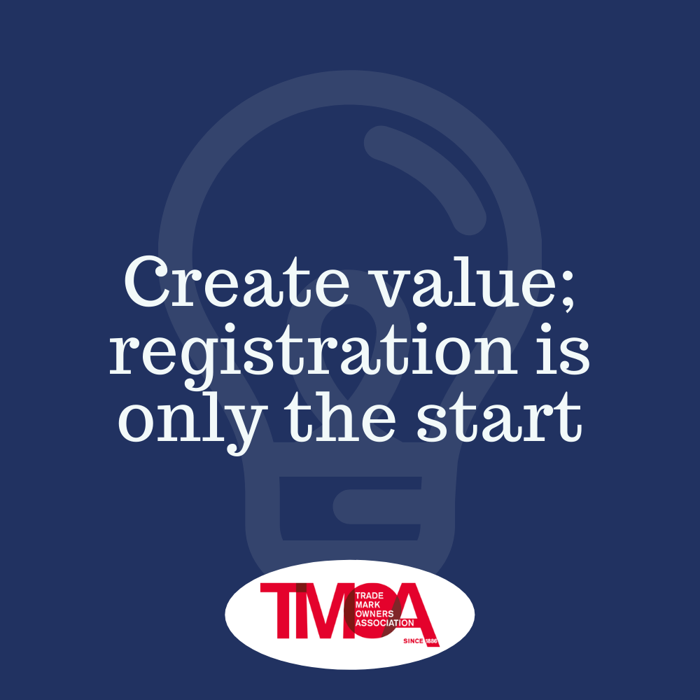 Creating Value; Registration Is Only The Start